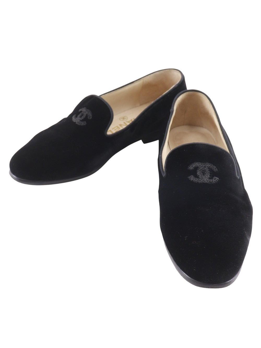 Chanel Coco Mark Loafers Opera Shoes #345777C23B